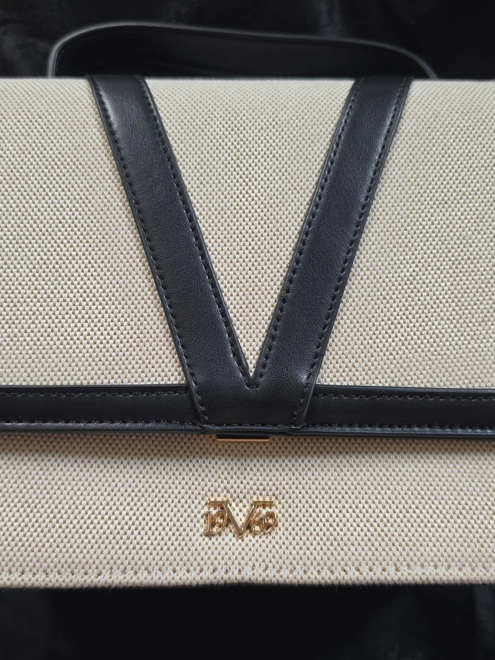 Versace 19V69 / 19V69 Italia Handbag To Crossbody Bag - Canvas & Leather
